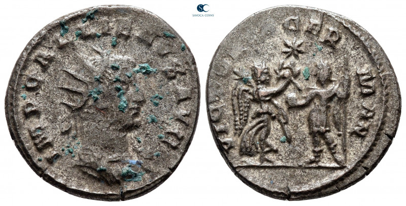 Gallienus AD 253-268. Antioch
Billon Antoninianus

19 mm, 3,74 g



nearl...