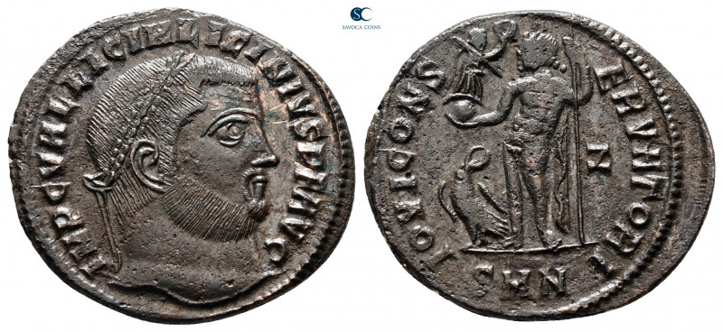 Licinius I AD 308-324. Nicomedia
Follis Æ

20 mm, 3,28 g



very fine