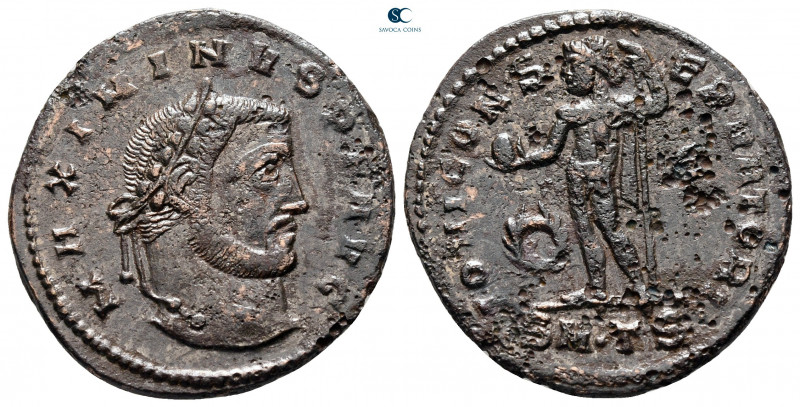 Maximinus II Daia AD 310-313. Thessaloniki
Follis Æ

23 mm, 4,12 g



ver...