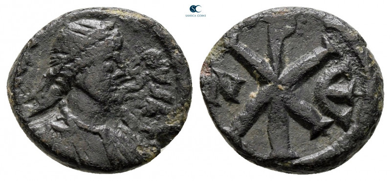 Justin I AD 518-527. Constantinople
Pentanummium Æ

13 mm, 1,60 g



very...