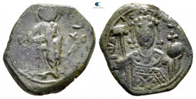John II Comnenus AD 1118-1143. Thessalonica. Tetarteron Æ