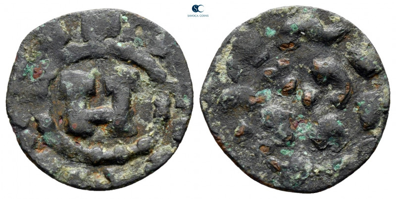 Italy. Lucca AD 1039-1135. 
Denaro BI

16 mm, 0,69 g



nearly very fine