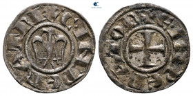 Italy. Kingdom of Sicily. Messina or Palermo. Enrico VI AD 1191-1197. Denaro BI