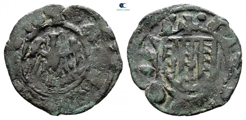 Italy. Kingdom of Sicily. Alfonso I d´Aragona AD 1416-1458. 
Denaro Ae

15 mm...