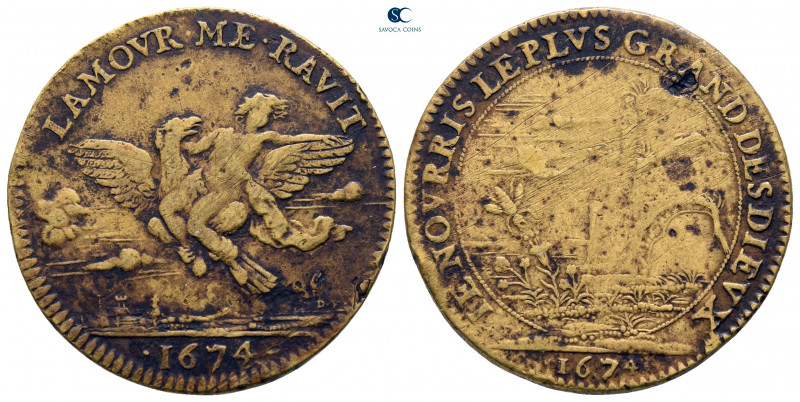 France. Louis XIV 'the Sun King' AD 1643-1715.
Jeton CU

25 mm, 5,93 g


...