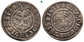 Germany. Kempten. Maximilian I AD 1493-1519. Halbbatzen AR 1519