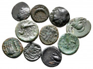 Lot of ca. 10 greek bronze coins / SOLD AS SEEN, NO RETURN!
very fine