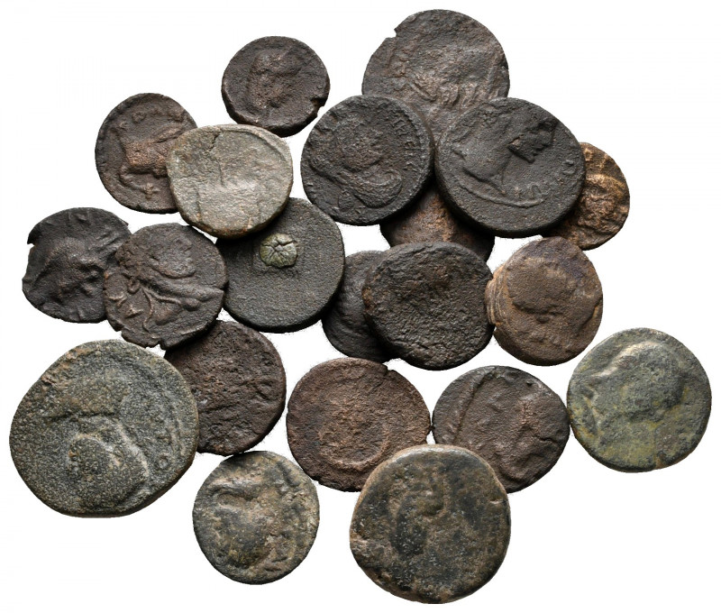 Lot of ca. 22 roman provincial bronze coins / SOLD AS SEEN, NO RETURN!

nearly...