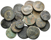 Lot of ca. 21 roman provincial bronze coins / SOLD AS SEEN, NO RETURN!fine
