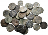 Lot of ca. 32 roman provincial bronze coins / SOLD AS SEEN, NO RETURN!nearly very fine