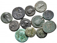 Lot of ca. 12 roman provincial bronze coins / SOLD AS SEEN, NO RETURN!very fine