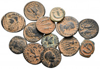 Lot of ca. 13 late roman bronze coins / SOLD AS SEEN, NO RETURN!
very fine