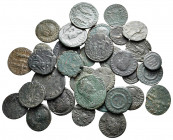 Lot of ca. 34 late roman bronze coins / SOLD AS SEEN, NO RETURN!nearly very fine
