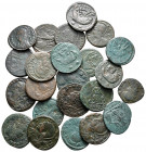Lot of ca. 23 late roman bronze coins / SOLD AS SEEN, NO RETURN!very fine