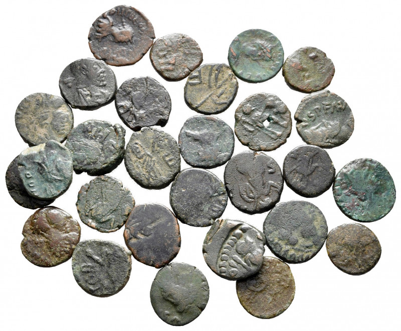 Lot of ca. 28 late roman bronze coins / SOLD AS SEEN, NO RETURN!

very fine