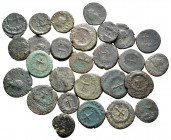 Lot of ca. 28 late roman bronze coins / SOLD AS SEEN, NO RETURN!very fine