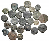 Lot of ca. 28 late roman bronze coins / SOLD AS SEEN, NO RETURN!very fine