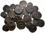 Lot of ca. 30 byzantine bronze coins / SOLD AS SEEN, NO RETURN!very fine