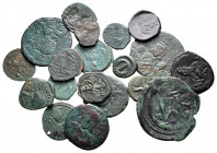 Lot of ca. 19 byzantine bronze coins / SOLD AS SEEN, NO RETURN!very fine