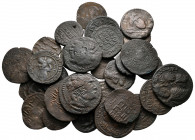 Lot of ca. 30 islamic bronze coins / SOLD AS SEEN, NO RETURN!nearly very fine