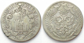 FREIBURG. 20 Kreuzer 1710, Silber