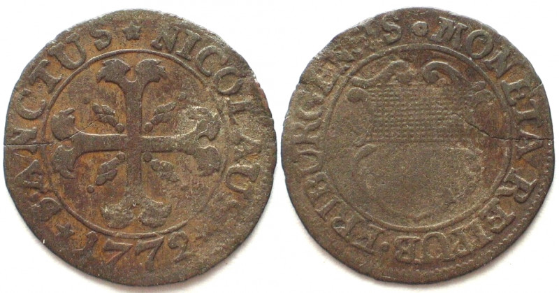 FREIBURG. Kreuzer 1772, Billon, Selten!
HMZ 2-279n. ss (VF)