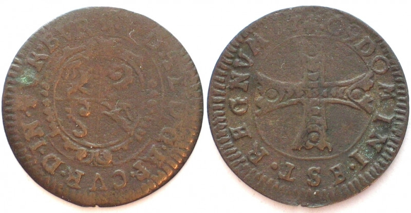 CHUR. Bistum. Bluzger 1709, Ulrich VII. v. Federspiel, Billon, seltener Jahrgang...