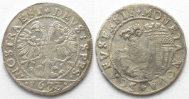 SCHAFFHAUSEN. Dicken 1633, Silber, Prachtstück!