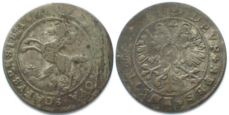 SCHAFFHAUSEN. Batzen 1658, Billon, selten!
HMZ 2-768c. Prägeschwäche / weakly s...