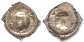 SOLOTHURN. Vierzipfliger Pfennig 1300-1330, Hl. Ursus, Silber, Erhaltung!