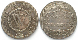 VEVEY. Schulprämie o.J.(ca. 1700), Silber, Erhaltung!