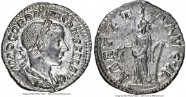 Gordian III (AD 238-244). AR denarius (20mm, 2.77 gm, 5h). NGC Choice AU 4/5 - 3/5. Rome, 4th issue, AD 241-243. IMP GORDIANVS PIVS FEL AVG, radiate, ...