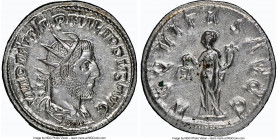 Philip I (AD 244-249). AR antoninianus (22mm, 3.82 gm, 12h). NGC MS 4/5 - 4/5. Rome, AD 244-247. IMP M IVL PHILIPPVS AVG, radiate, draped, and cuirass...