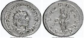 Philip I (AD 244-249). AR antoninianus (23mm, 4.32 gm, 12h). NGC AU 5/5 - 4/5. Rome, AD 244-247. IMP M IVL PHILIPPVS AVG, radiate, draped, and cuirass...