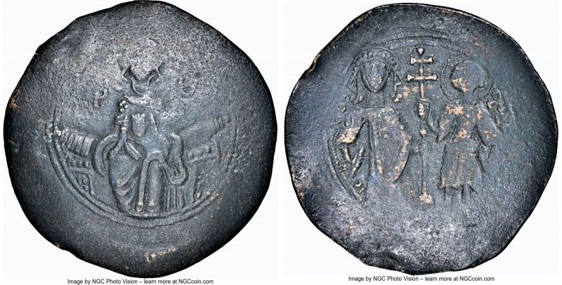 Isaac Comnenus (usurper in Cyprus) (AD 1185-1191). BI aspron trachy (30mm, 3.71 ...