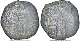 Isaac Comnenus (usurper in Cyprus) (AD 1185-1191). AE tetarteron (18mm, 3.00 gm, 7h). NGC XF 3/5 - 2/5, scratches. Uncertain Cypriot mint B. Є/M/M/A-N...