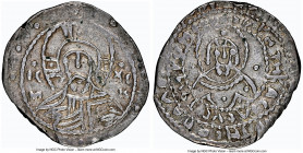 John VIII Palaeologus (AD 1421/5-1448). AR stavraton (25mm, 6.46 gm, 12h). NGC Choice XF S 4/5 - 5/5. Constantinople. Bust of Christ facing, wearing n...