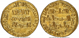Umayyad. temp. Abd al-Malik (AH 65-86 / AD 685-705) gold Dinar AH 79 (AD 698/699) UNC Details (Obverse Scratched) NGC, No mint (likely Damascus), A-12...