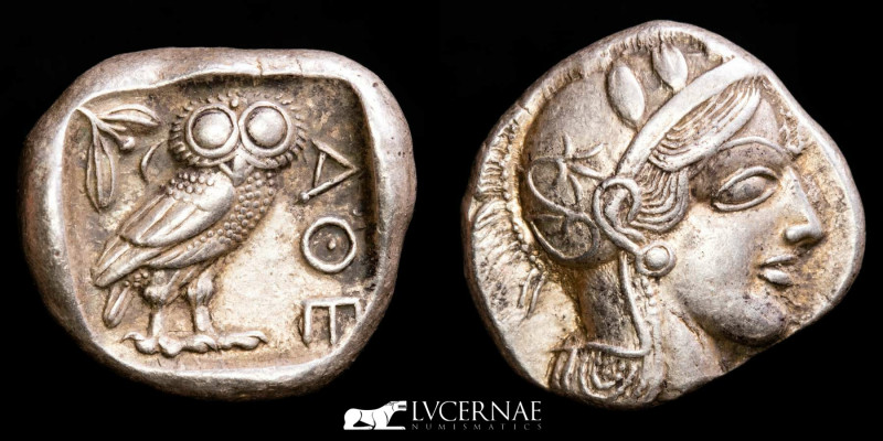Ancient Greek - Attica, Athens. (454/404 BC.) - Silver Tetradrachm. (17,19 g. 25...