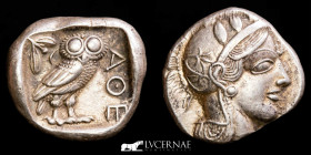 Attica Silver Tetradrachm  17,19 g. 25 mm. Athens 454 B.C. Near extremely fine