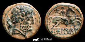 Ancient Hispain Bolskan Bronze As 8.74 g. 24 mm. Bolskan c. II B.C. Near extremely fine