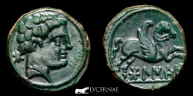 Ancient Hispain Bolskan Æ Bronze Æ Semis 4.05 g. 18 mm. Bolskan siglo II a.C. Extremely fine (EBC)