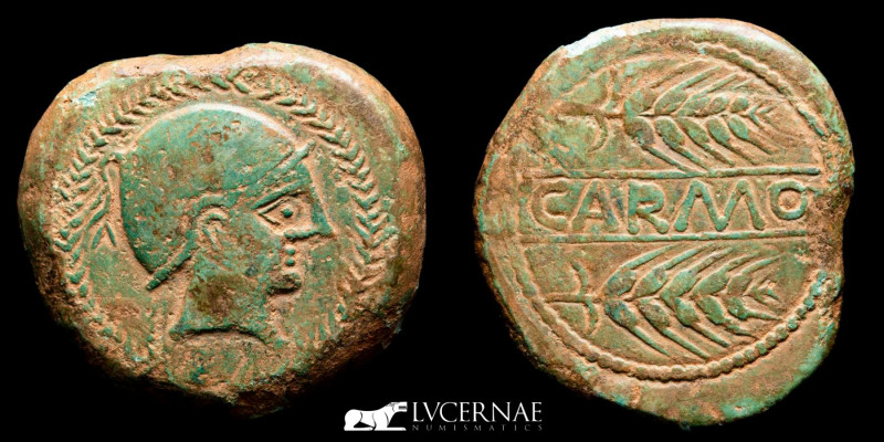 Ancient Spain - Carmo (actual Carmona, Sevilla). Bronze As (21,40 g, 33 mm). 200...