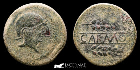Carmo Bronze As 20,80 g., 32 mm. Carmona - Sevilla 200-150 B.C. GVF
