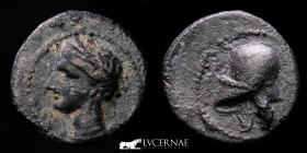 Cartaghinian Hispania Bronze 1/4 Calco 1,22 g, 13 mm Mobile mint 218-210 GVF
