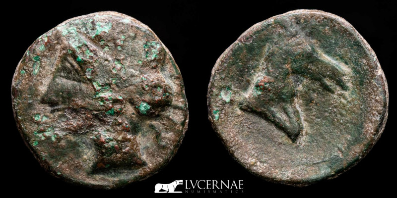 Hispania, Cartagonova, Cartagena (Murcia). Calco ( Ae 8.93 g., 21 mm.), c. 220-2...