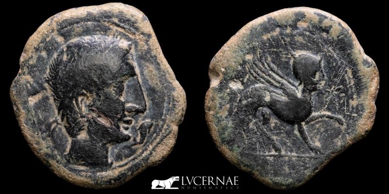 Roman Republic times - Hispania - Castulo (Linares, Jaén, Spain). Bronze As (17....
