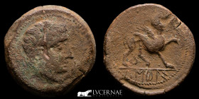 Hispain Castulo  Bronze As 15.26 g. 28 mm. (Linares, Jaén) 180 - 150 B.C.  Good very fine (MBC)