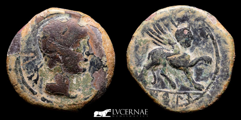 Roman Hispania - Castulo (Linares, Jaén) Bronze As (15.40 g. 27 mm.) minted arou...