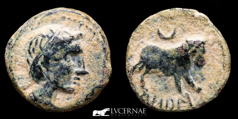 Ancient Hispania - Castulo (Linares, Jaen) 180-150 BC.- 
Bronze Semis (5.41 g., ...